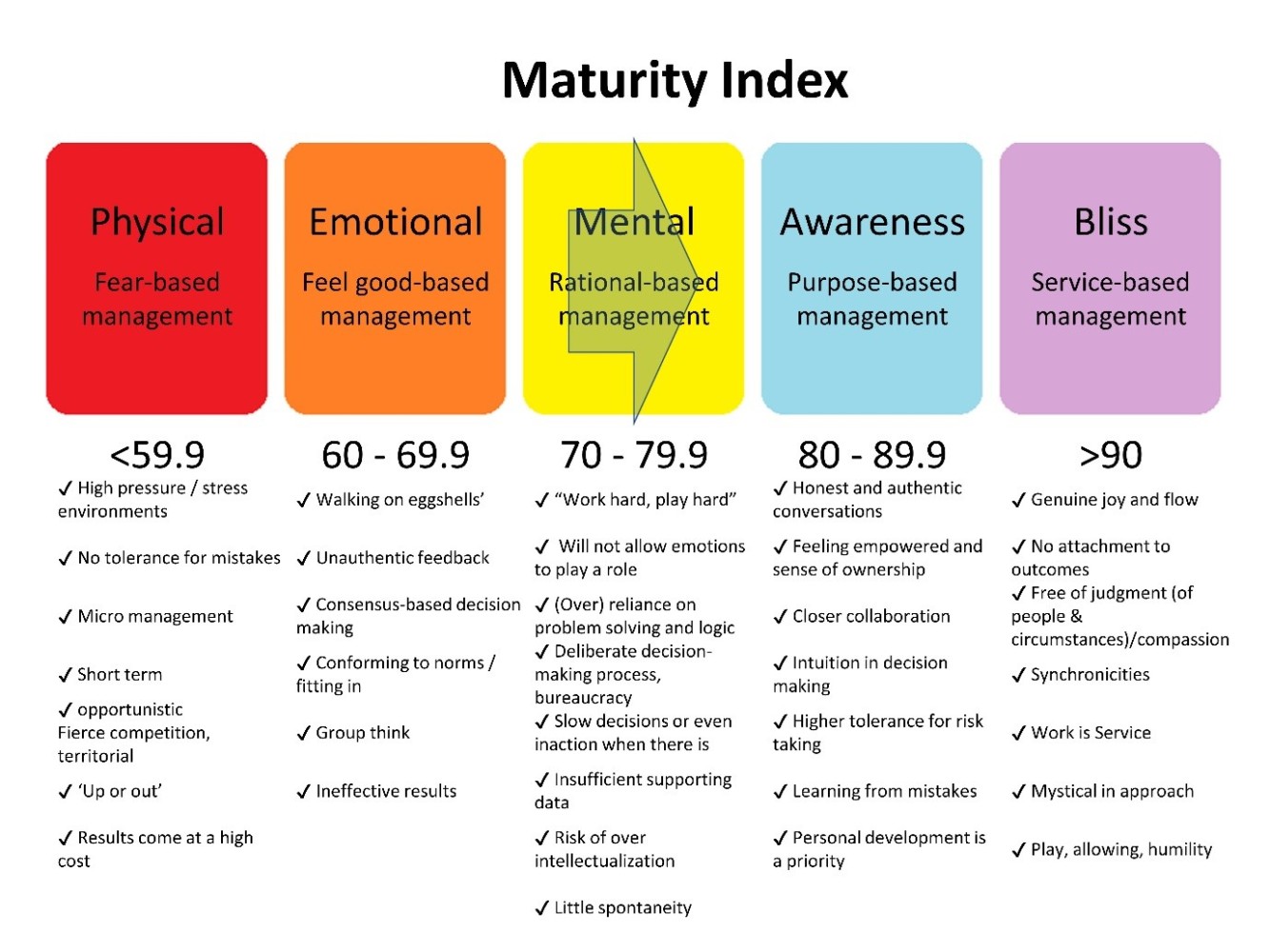 Being at Full Potential Maturity Index