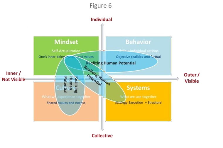 Figure 6 — Leading organizational-wide change through Human Potential realization