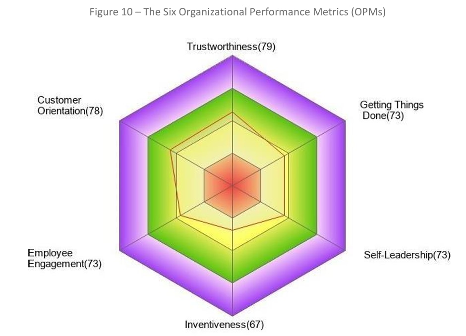Figure 10 — The Six Organizational Performance Metrics (OPMs)