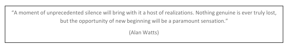 Alan Watts — new beginnings